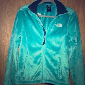 Super soft Turquoise north face jacket (small)